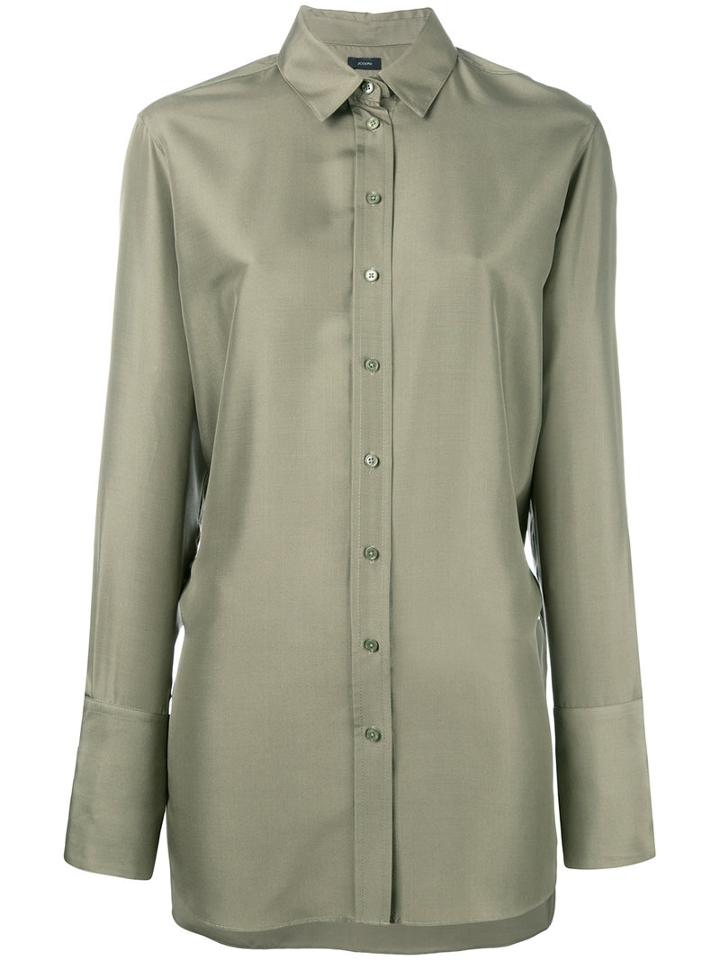Joseph Emile Shirt, Women's, Size: 38, Green, Silk