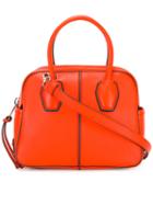 Tod's Mini Miky Tote, Women's, Red, Leather