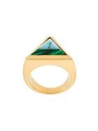 Fendi Rainbow Pyramid Ring - Metallic