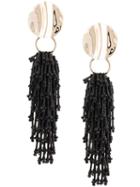 3.1 Phillip Lim Cascading Beaded Earring - Black