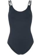 Seafolly Double Strap One Piece Swimsuit - Blue