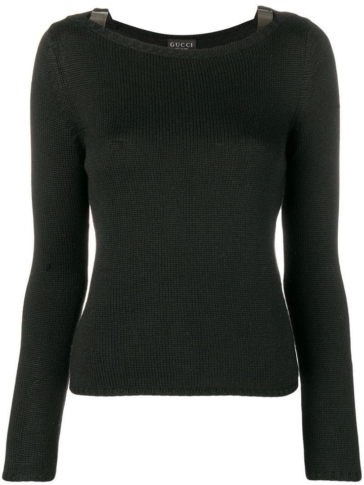 Gucci Pre-owned 2000's Knitted Sweater - Black
