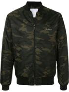 Ports V Camouflage Bomber Jacket - Green