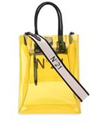 Nº21 Transparent Mini Shopper - Yellow