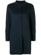 's Max Mara Collarless Coat - Blue