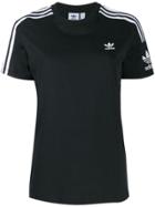 Adidas Striped Shoulders T-shirt - Black