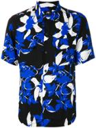 Edwin Floral Short Sleeved Shirt - Blue