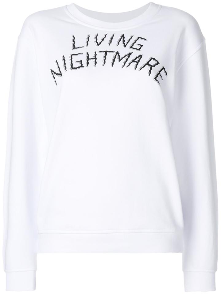 Mcq Alexander Mcqueen Living Nightmare Sweatshirt - White