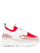 Kenzo Platform Sneakers - Red