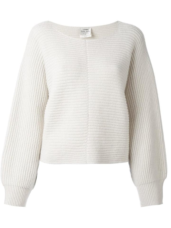 Forte Forte Loose Style Jumper, Women's, Size: 3, White, Cashmere
