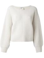Forte Forte Loose Style Jumper, Women's, Size: 3, White, Cashmere