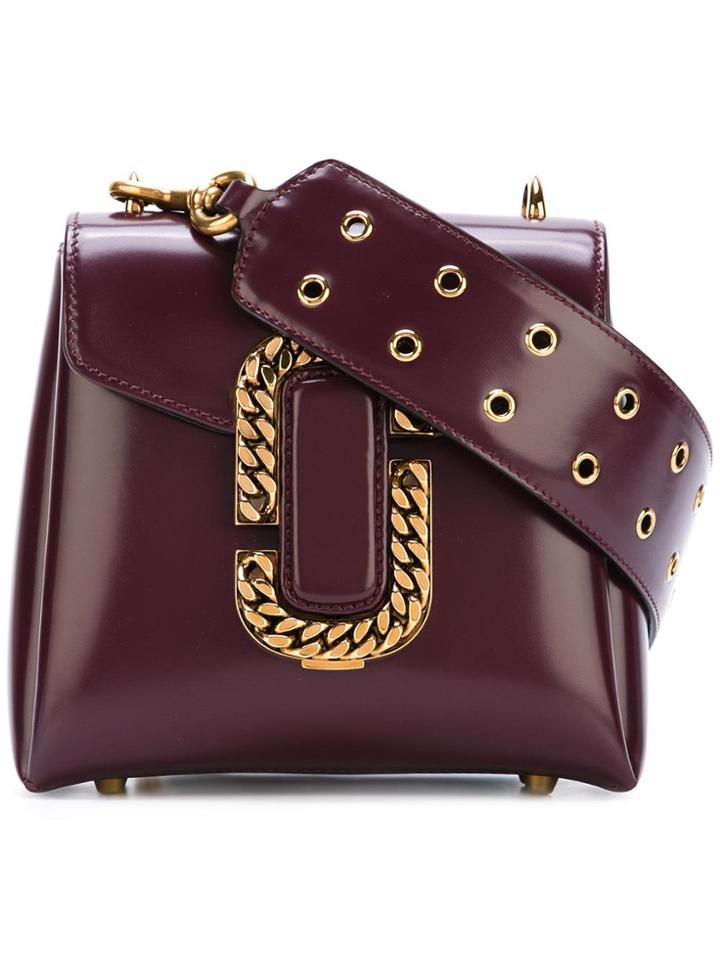 Marc Jacobs 'st. Marc' Shoulder Bag - Pink & Purple