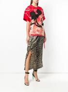 Faith Connexion Mickey Print T-shirt - Red