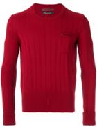 À La Garçonne Knitted Pullover - Red
