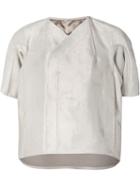 Rick Owens Cocoon Jacket, Women's, Size: 38, Grey, Silk/nylon/viscose/virgin Wool