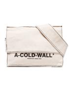 A-cold-wall* Acw Logo Lthr Xbdy Ntrl - Nude & Neutrals