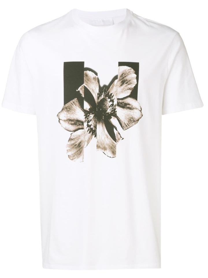 Neil Barrett Printed Crewneck T-shirt - White