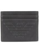 Emporio Armani Logo Cardholder Wallet - Grey