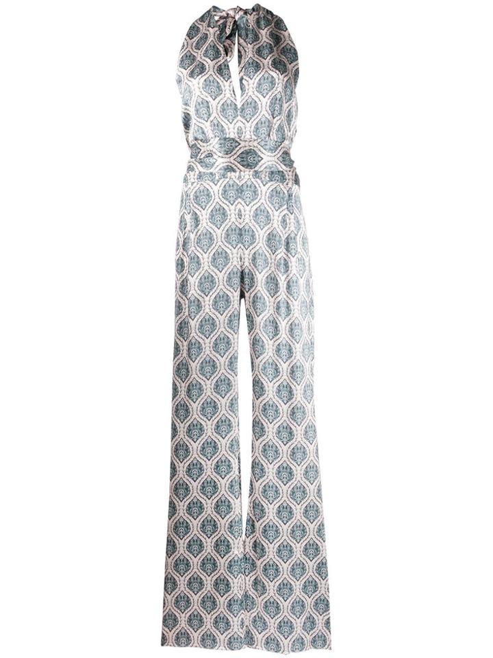 Seren Heyday Printed Halterneck Jumpsuit - Pink