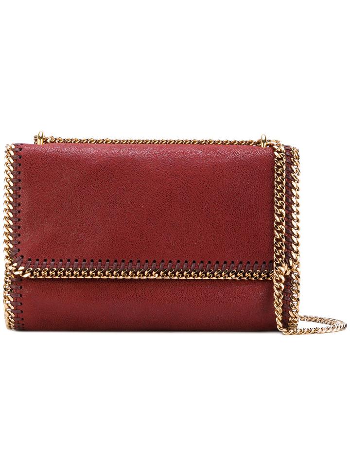 Stella Mccartney - Falabella Shoulder Bag - Women - Artificial Leather/metal - One Size, Red, Artificial Leather/metal