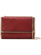 Stella Mccartney - Falabella Shoulder Bag - Women - Artificial Leather/metal - One Size, Red, Artificial Leather/metal