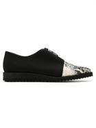 Mara Mac Neoprene Brogues - Black