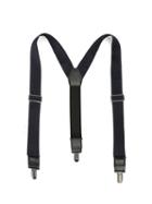 Homme Plissé Issey Miyake Silver-tone Hardware Suspenders, Men's, Blue, Polyester