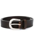 Eleventy Buckled Belt, Women's, Size: 80, Brown, Leather