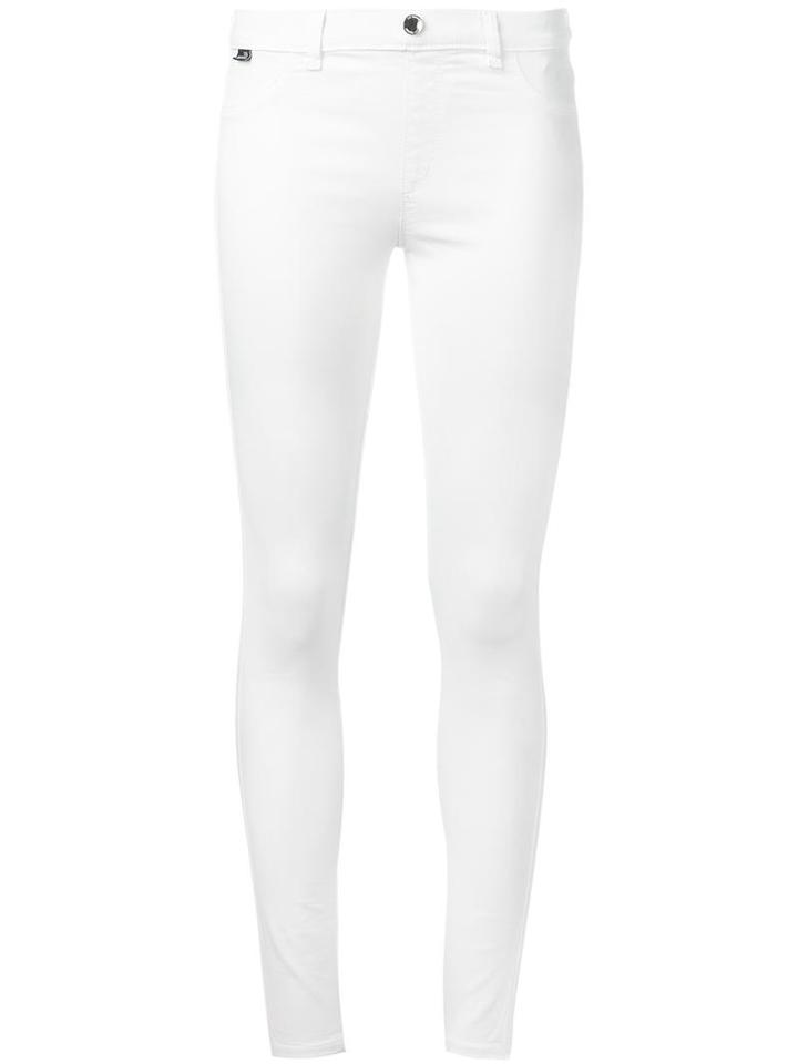 Love Moschino Skinny Jeans, Women's, Size: 29, White, Cotton/spandex/elastane