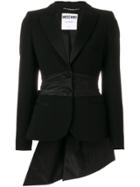 Moschino Asymmetric Bow Detail Blazer - Black