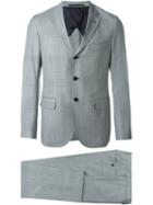 Mp Massimo Piombo Glenurquhart Print Suit