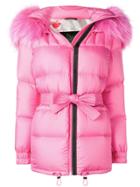 Mr & Mrs Italy Trimmed Puffer Jacket - Pink