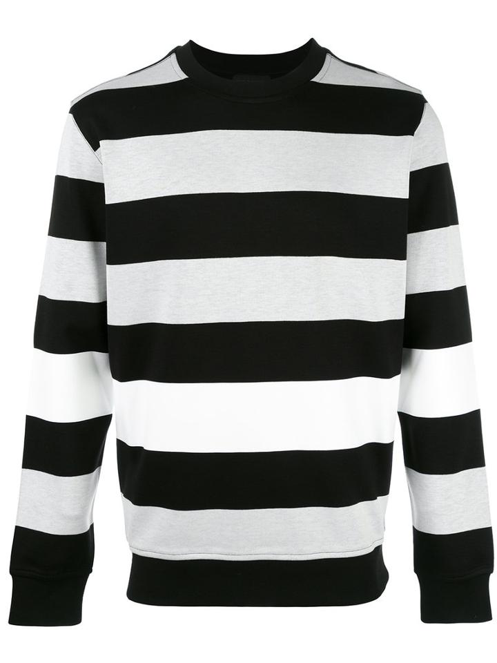 Diesel Black Gold Striped Jumper, Men's, Size: Large, Viscose/nylon/spandex/elastane