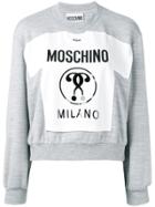 Moschino Milano Patch Sweatshirt - Grey