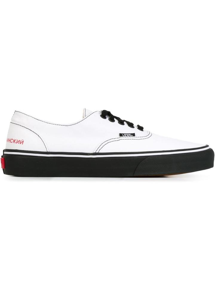 Gosha Rubchinskiy Vans X Gosha Rubchinskiy Low-top Sneakers, Men's, Size: 6, White, Canvas/rubber