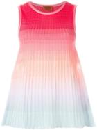 Missoni Ombre Knit Pleated Top