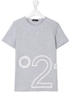 No21 Kids Logo Print T-shirt, Boy's, Size: 14 Yrs, Grey
