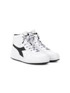Diadora Junior Hi-top Sneakers - White