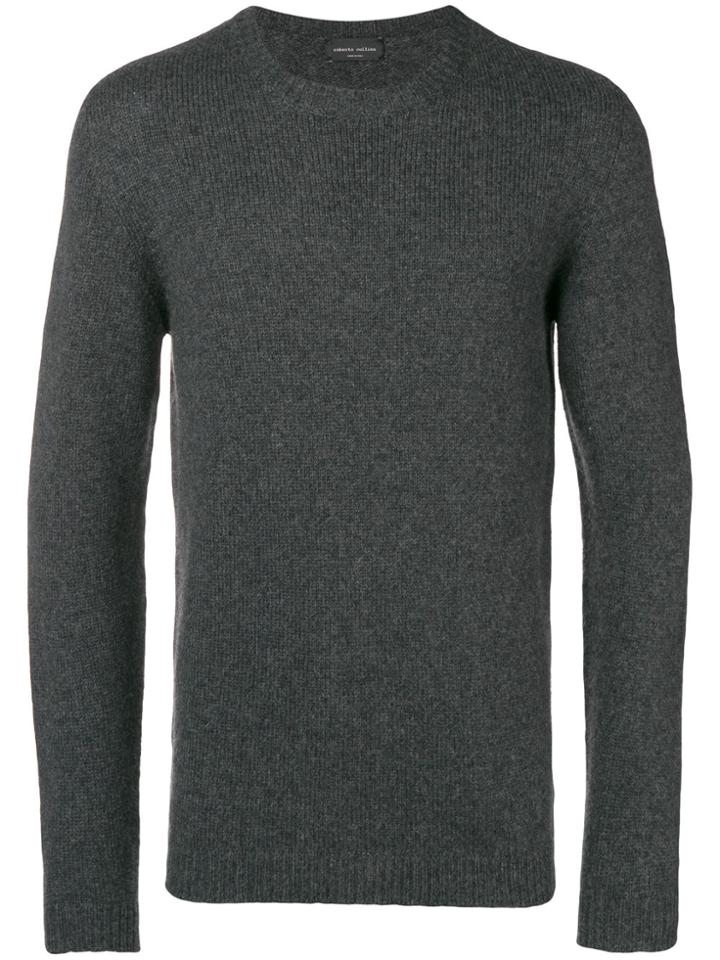 Roberto Collina Round Neck Jumper - Grey