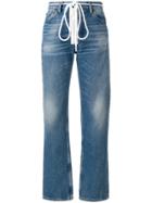 Off-white Drawstring Jeans - Blue