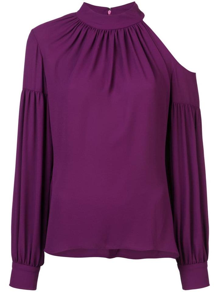 Josie Natori Cut Out Detail Blouse - Pink