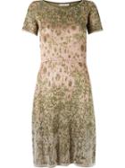 Cecilia Prado Round Neck Knitted Dress, Women's, Size: P, Nude/neutrals, Cotton/acrylic/viscose