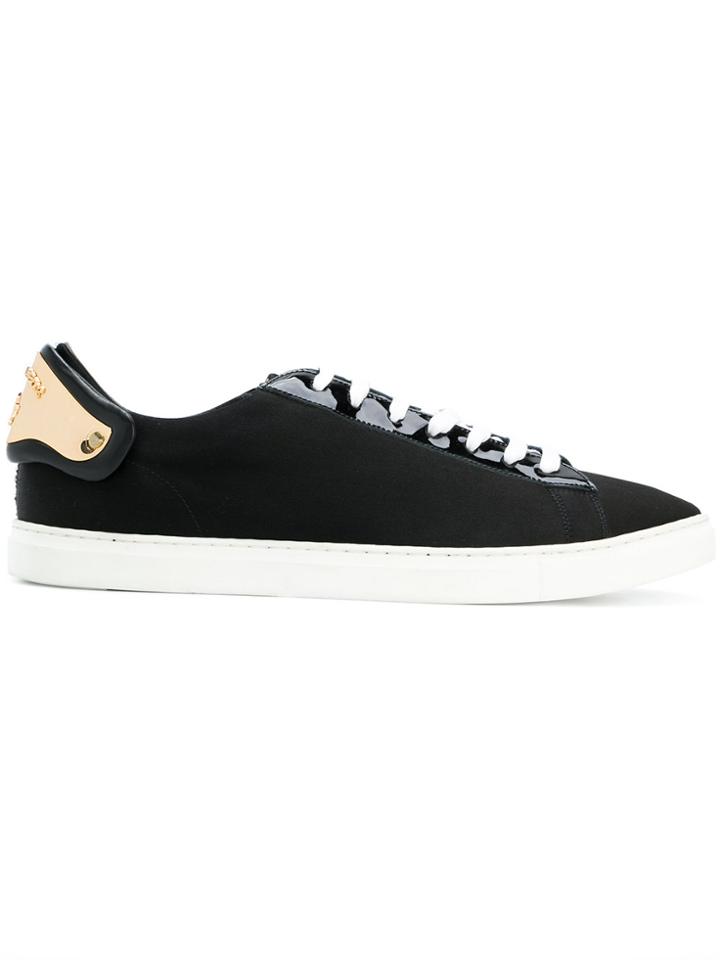 Dsquared2 Logo Plaque Low Top Sneakers - Black