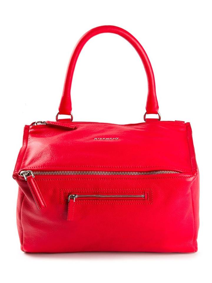 Givenchy Medium Pandora Tote, Women's, Red, Leather