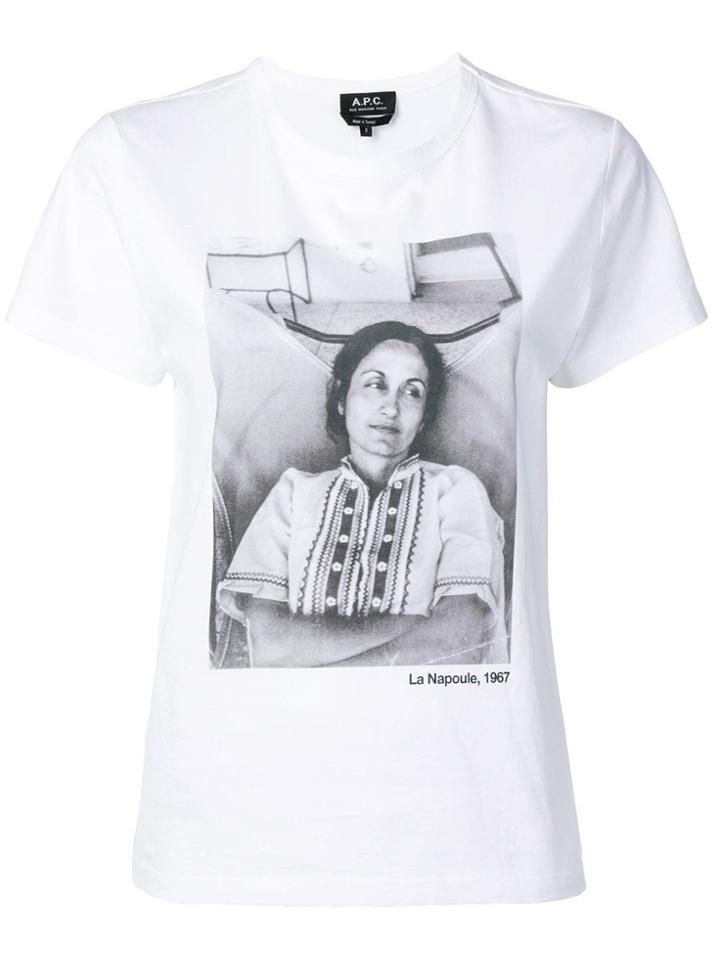 A.p.c. La Napoule Print T-shirt - White