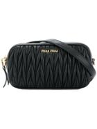 Miu Miu Quilted Belt Bag - Black