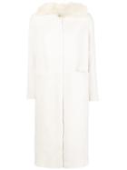 Salvatore Santoro Shearling Coat - White