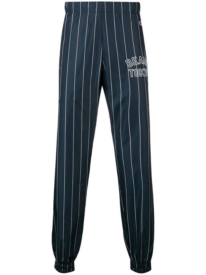 Champion Pinstripe Baseball Trousers - Grey