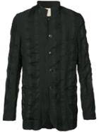 Uma Wang - Button Up Fitted Jacket - Men - Linen/flax/polyester - M, Black, Linen/flax/polyester