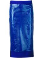 Sies Marjan Fitted Midi Skirt - Blue